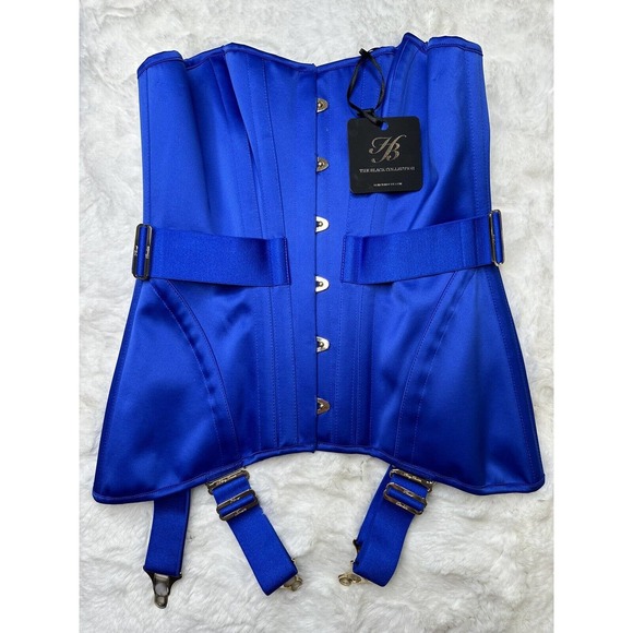 Honey Birdette CHASTITY 🔥💙 Electric Blue Corset Small - Picture 2 of 5